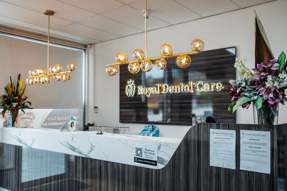 Royal Dental Care reception desk